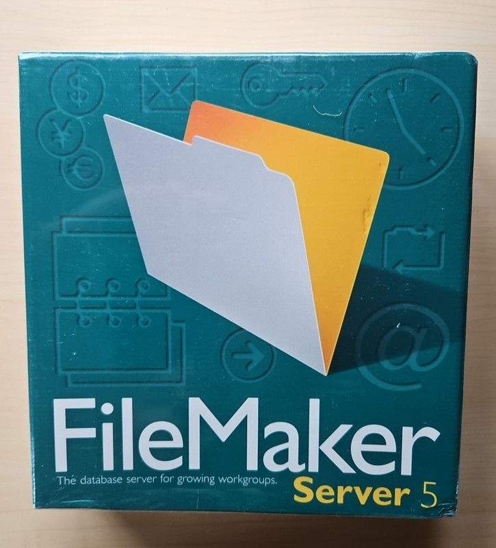 FileMaker Server 5 Windows NT Mac Database Software – Brand New and Sealed