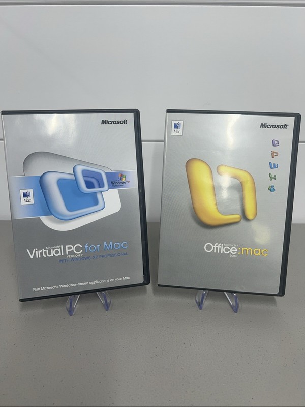 Microsoft Office : Mac 2004 & Virtual PC For Mac V7 Cases Manuals & Product Code