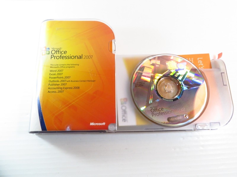 Microsoft Office 2007 Professional Full English Retail Version MS Pro =RETAIL=