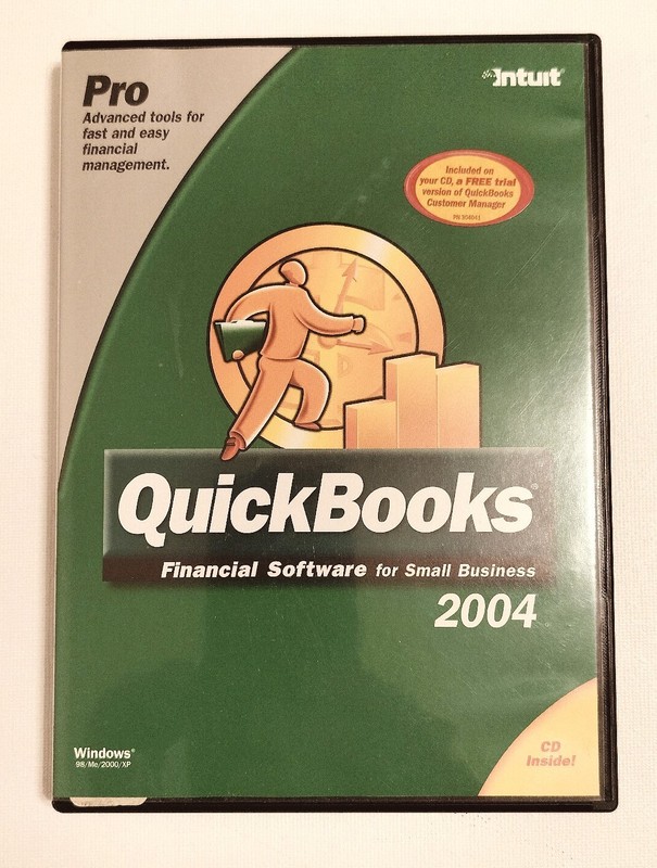 Intuit QuickBooks Pro 2004 with License for Windows 98/ME/2000/XP