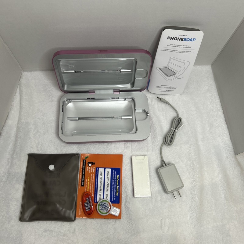 PhoneSoap UV Phone Sanitizer + WinCleaner Digital Cleaner Software Key + USB Key