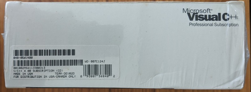 Microsoft Visual C++ 4.0 Professional Subscription - Sealed NOS gallery
