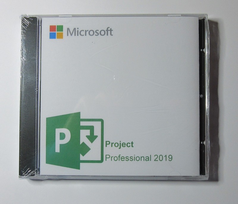 Microsoft Project Pro 2019, one user authentic license, complete, shrink wrapped gallery