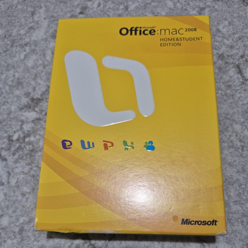 Microsoft Office Mac 2008 Home & Student Edition with 3 Product Keys