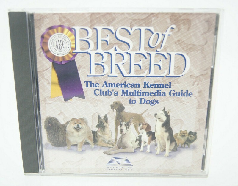 Best of Breed American Kennel Multimedia Guide Dogs PC Computer Software Program