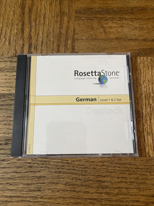 Rosetta Stone German PC Software