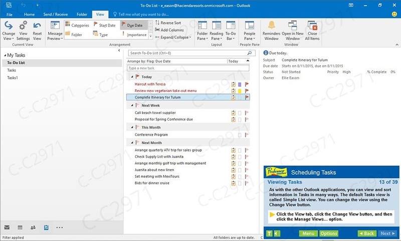 Professor Teaches Online Library Train for MS Office, QuickBooks, Windows 10 NEW gallery