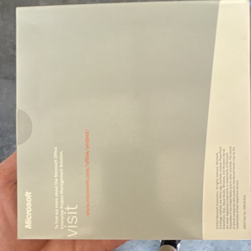 Microsoft Office Enterprise Project Management Solution 2003 Office Suite CD gallery