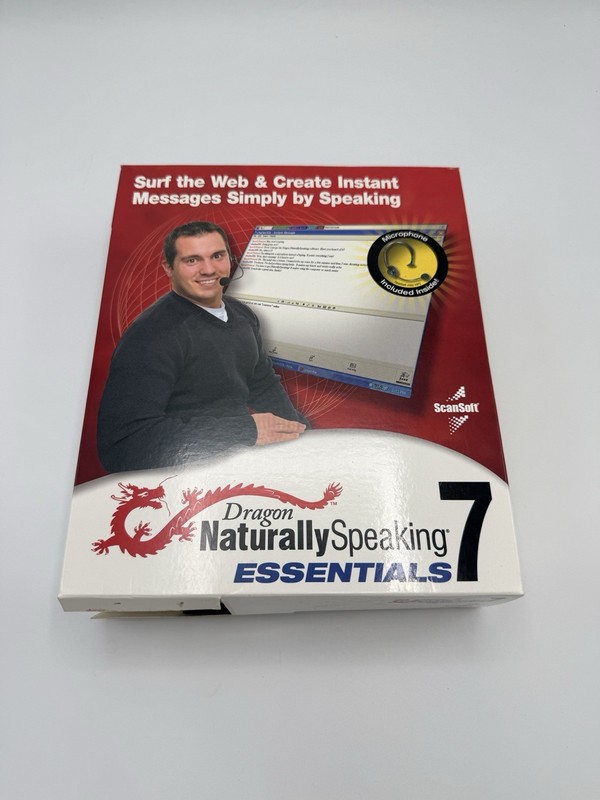 Dragon Naturally Speaking By ScanSoft ~ Pre-Owned ~ Missing Microphone gallery