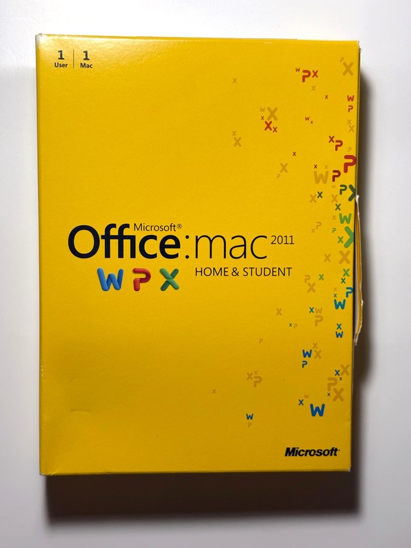 MS Microsoft Office MAC 2011 Home and Student Box – Go Online For Product Key