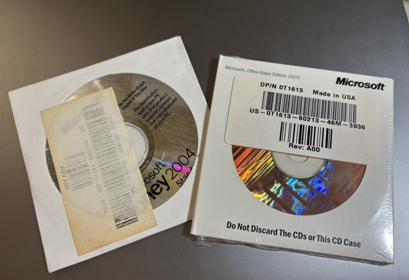 Microsoft Office Basic Edition 2003 + Money 2004 – Dell OEM – Factory Sealed –