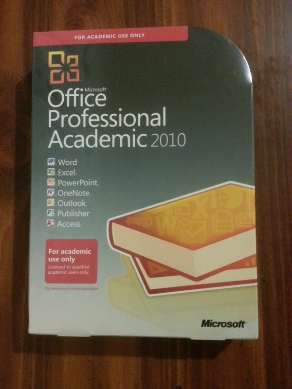 NEW SEALED Microsoft Office 2010 Professional ACADEMIC for 2 PCs Retail