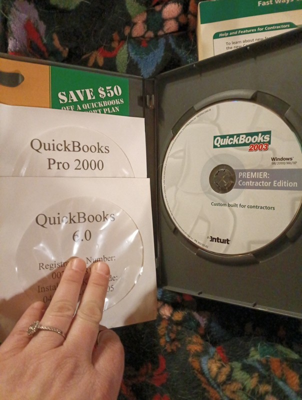 Intuit Quickbooks 2003 Premier Contractor Edition Software Complete Read gallery