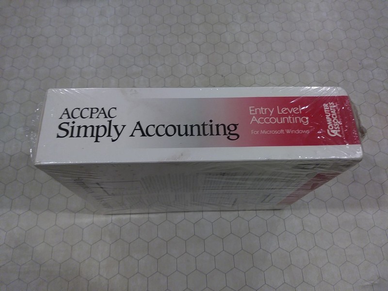 ACCPAC Simply Accounting for Windows, Computer Associates, 1991 Demo Copy SEALED gallery