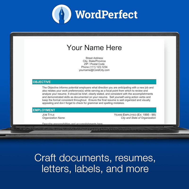 Wordperfect Office Home & Student 2021 | Office Suite of Word Processor, Spreads gallery