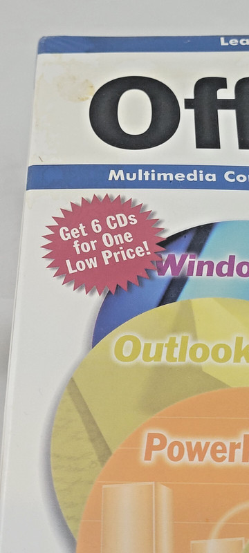Learn Key Microsoft Office 97 PC Training Software CD ROM Set Windows 98 Sealed gallery