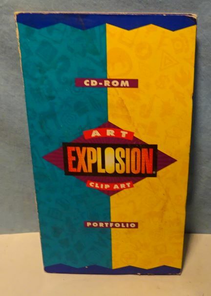 ** CLIP-ART EXPLOSION – CD ROMS – WINDOWS – artists illustrators & ads- 9cd SET