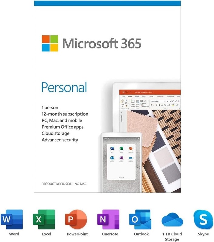 Microsoft 365 Personal – Box Pack – 1 Person – 12 Month