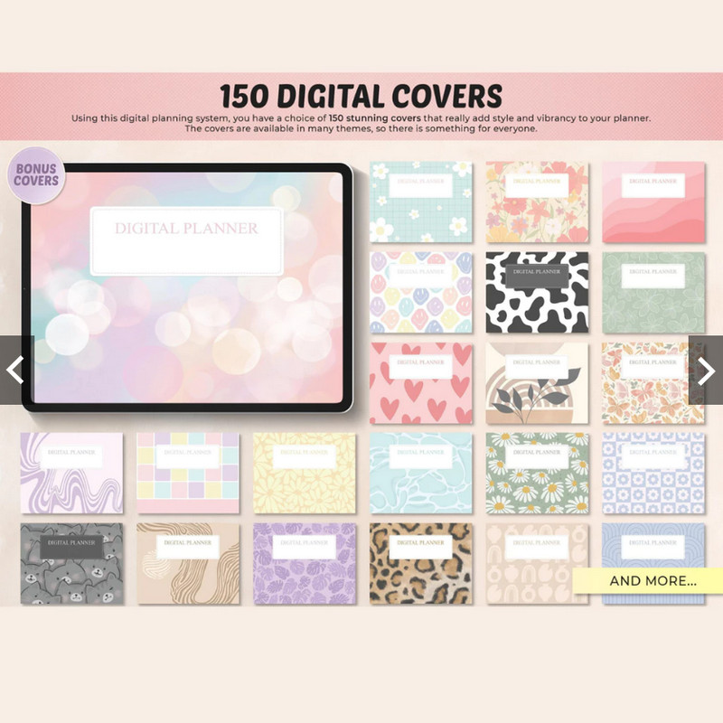 Digital Planner 2025 2026 Undated All In One Daily Weekly Monthly GoodNotes gallery