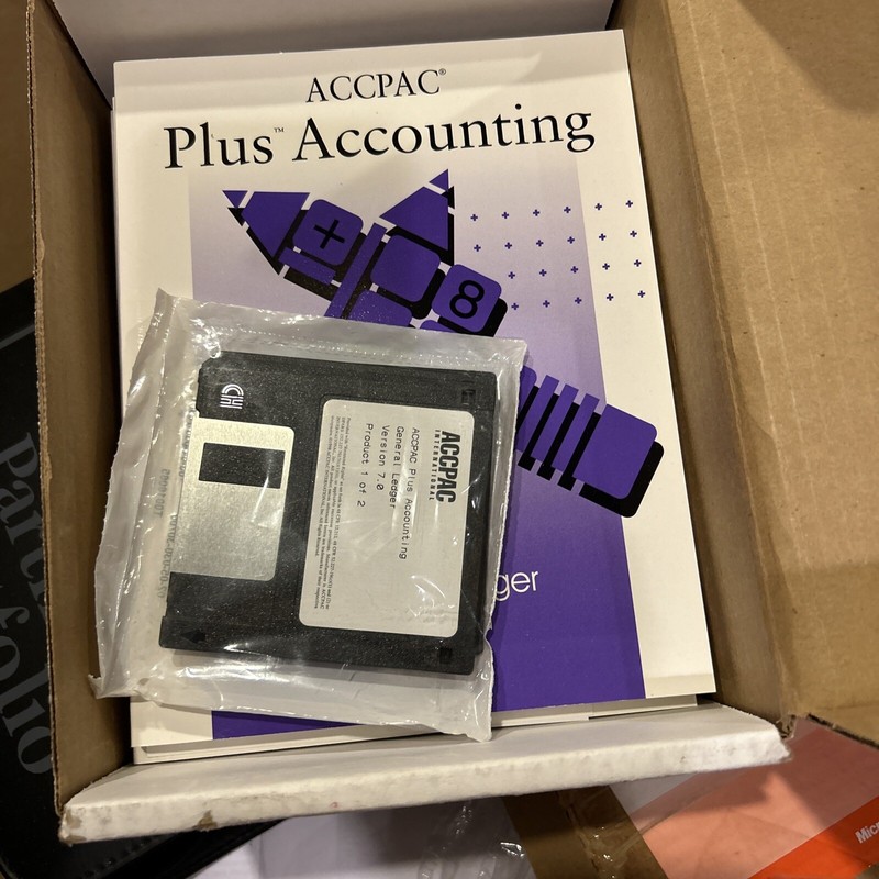 BRAND NEW ACCPAC PLUS Dos Accounting Software. General Ledger 7.0 Demo NFR