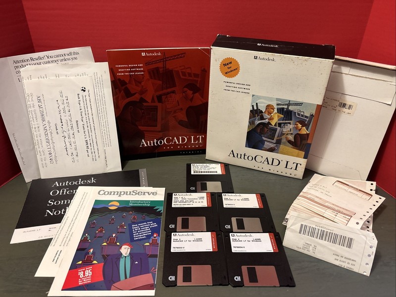 Autodesk AutoCAD LT Software. 1993