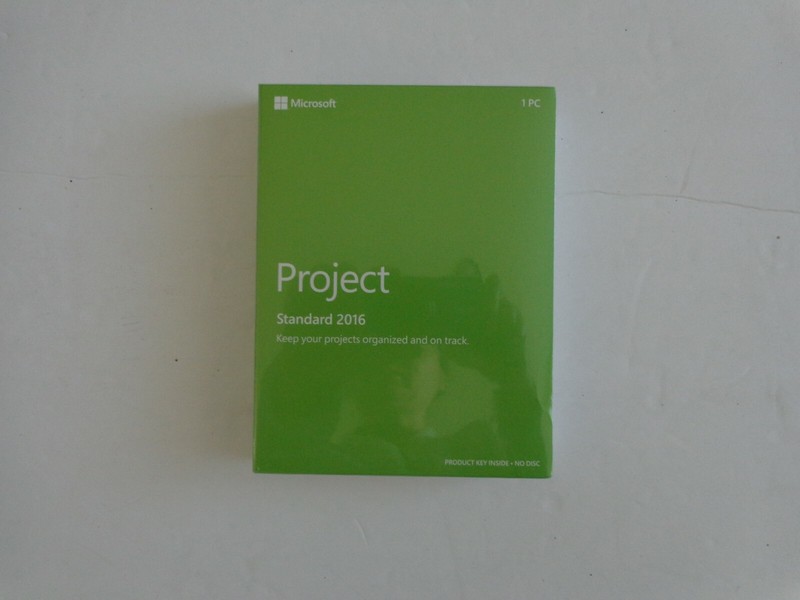 Microsoft Project Standard 2016, SKU Z9V-00347, Sealed Retail Package, Key Card