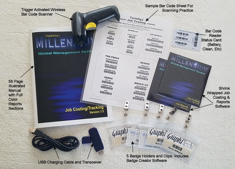 Light Manufacturing: Job Costing/Time/Location Tracking Real-Time (Reg $1795)