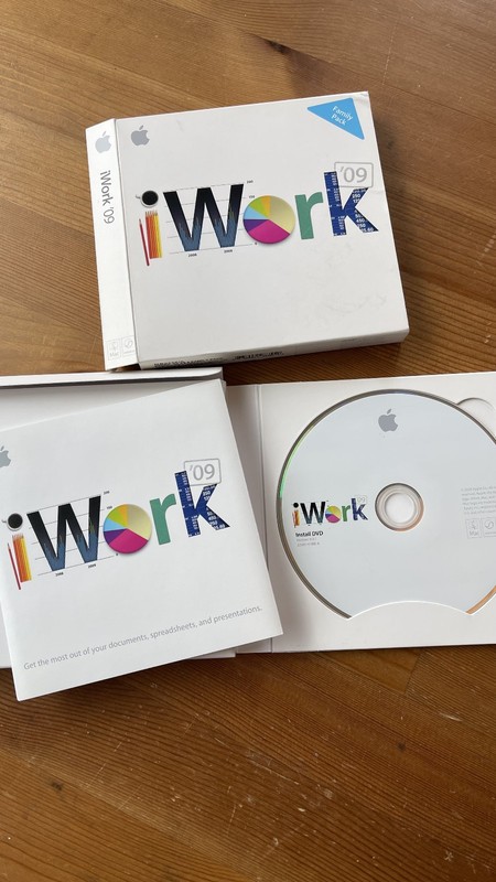 Apple iWork '09 Full Version CD for Mac MB942Z/A Used 🍎🖥️ gallery