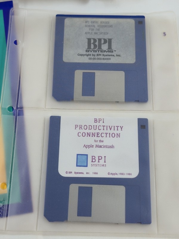BPI Entry Series General Accounting Software for Apple Macintosh Vintage Floppy gallery