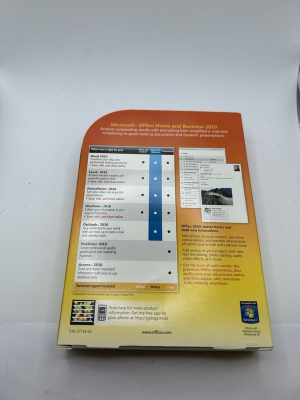 Microsoft Office 2010 Home & Business For 2 PCs Outlook/Excel/Word/PowerPoint gallery