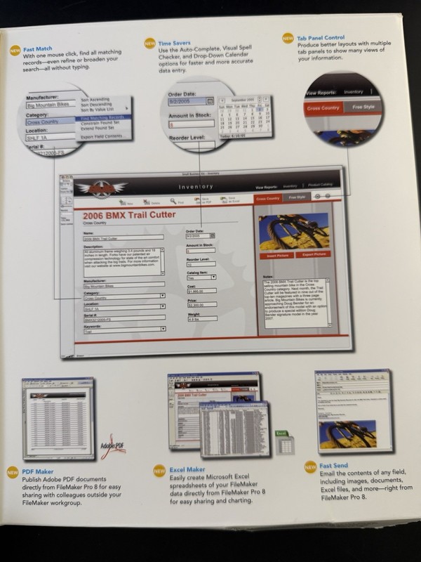 FILEMAKER PRO 8 SOFTWARE & User Guide/Resource Guide FOR Windows AND MAC Vb8 gallery