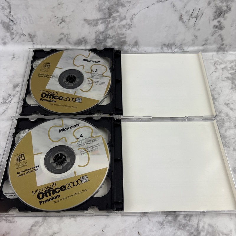 Microsoft Office 2000 Premium 4 CDs Set With Keys gallery