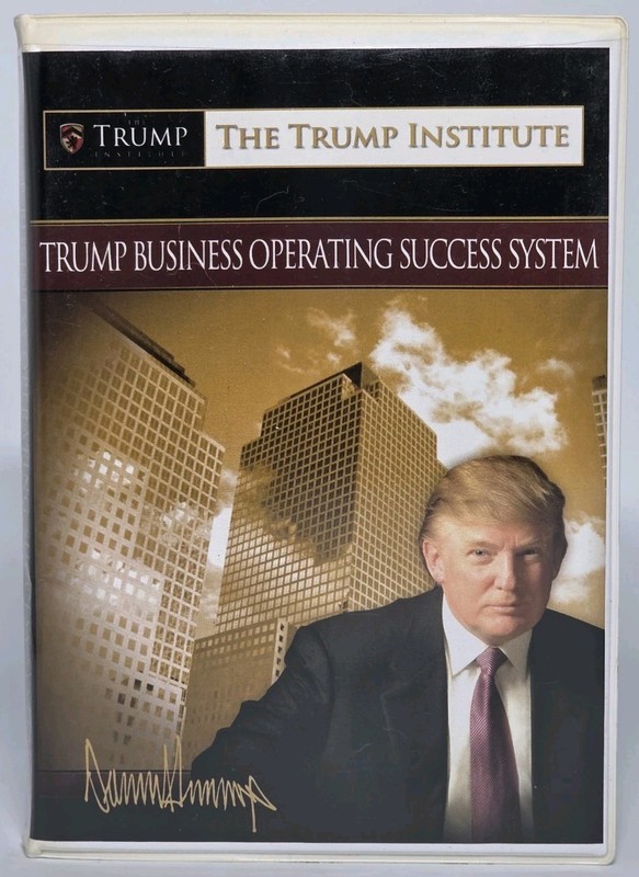 Donald Trump Business Operating Success System Software BOSS CD Trump Institute