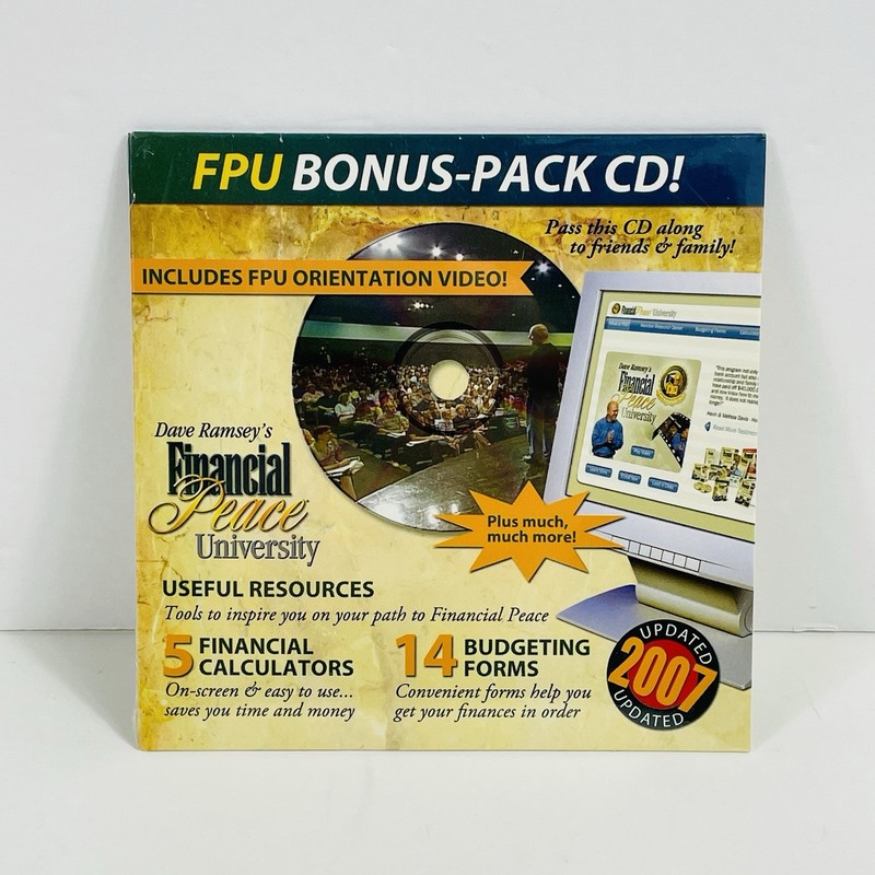 Dave Ramsey's Financial Peace University CD-ROM for Windows and Macintosh