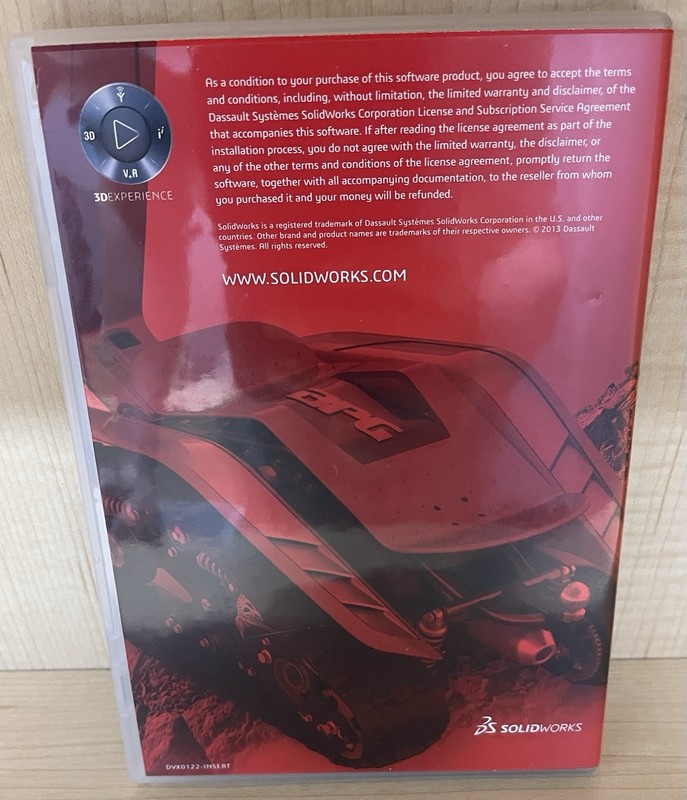 SolidWorks 2014 DVD 2 Discs 64-bit Microsoft NO Serial# Included gallery