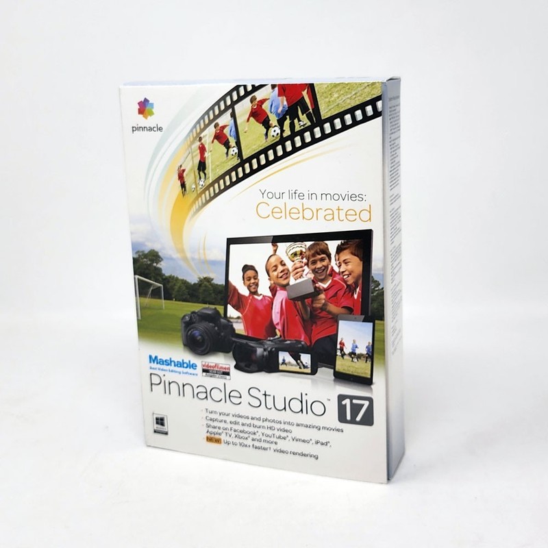 Corel Pinnacle Studio 17 (DVD-ROM) Windows – Retail Box