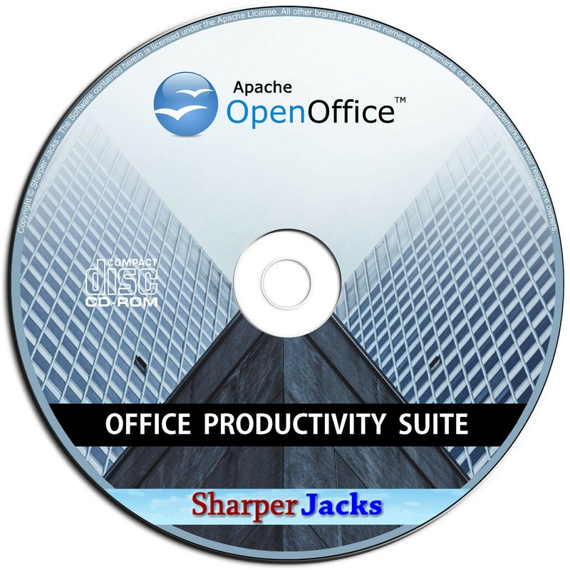 NEW & Fast Ship! Apache Open Office Suite – Word Processor / Spreadsheet Mac CD