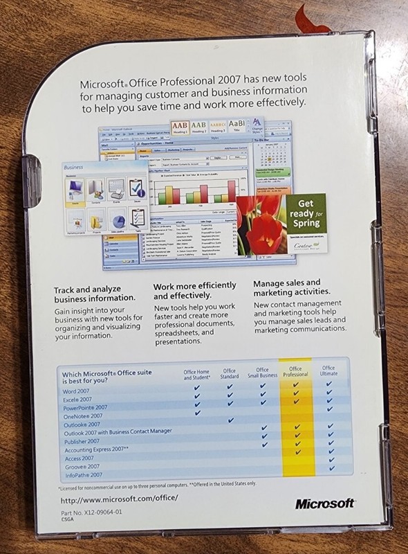 MS Office Basic 2003 + MS Office Pro 2007 Upgrade w/ Product Keys gallery