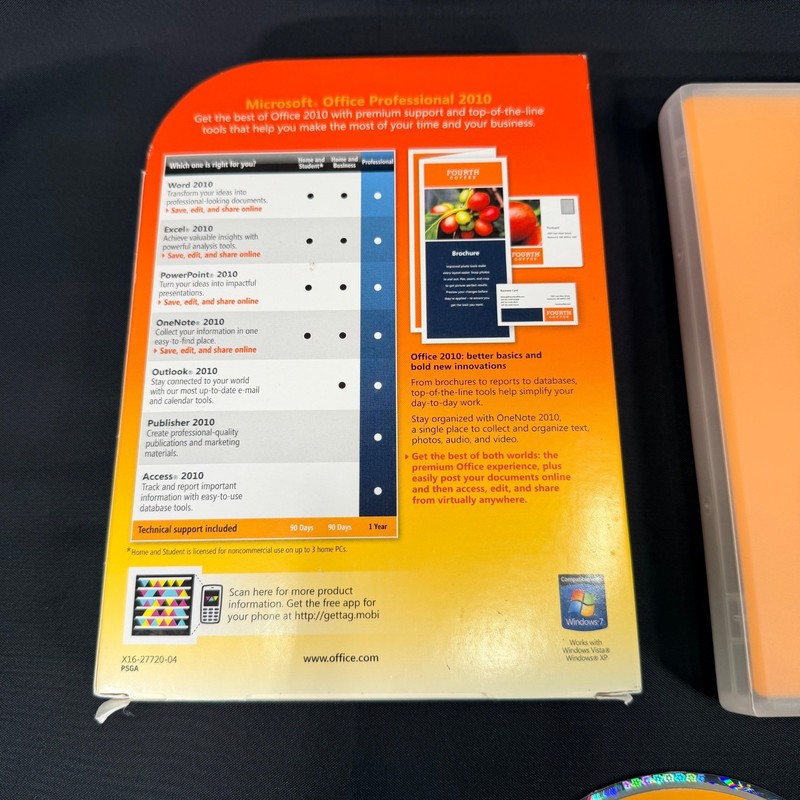 Microsoft Office Professional 2010 DVD w/Product Key Missing the Quickstart READ gallery