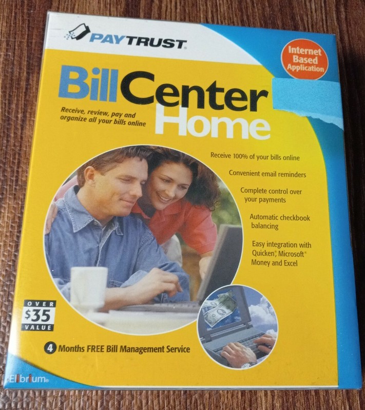 Bill Center Home (Online Bill Management service) Windows 95/98/Me/NT/2000
