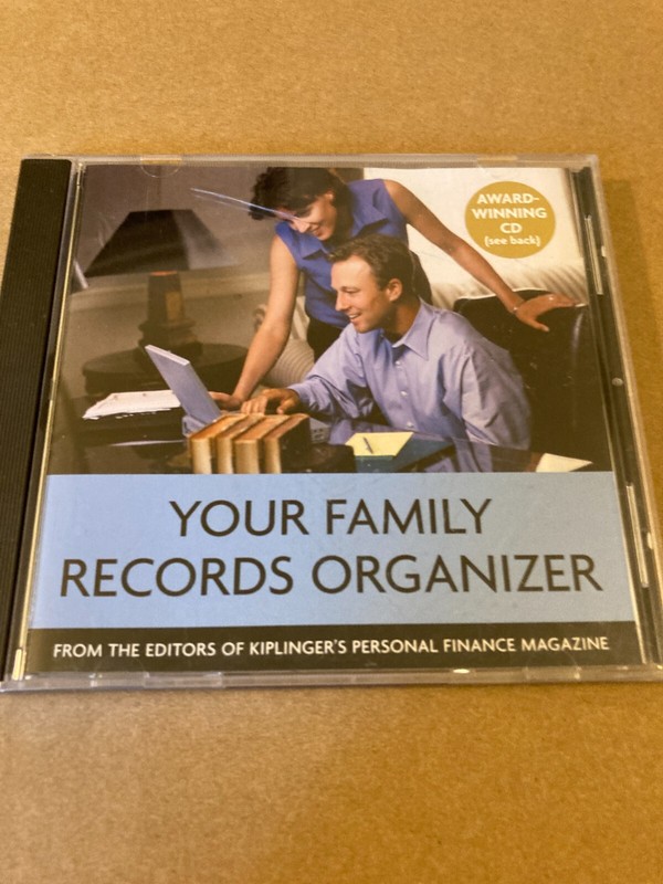 Your Family Records Organizer Kiplinger's Personal Finance (CD, 2004)
