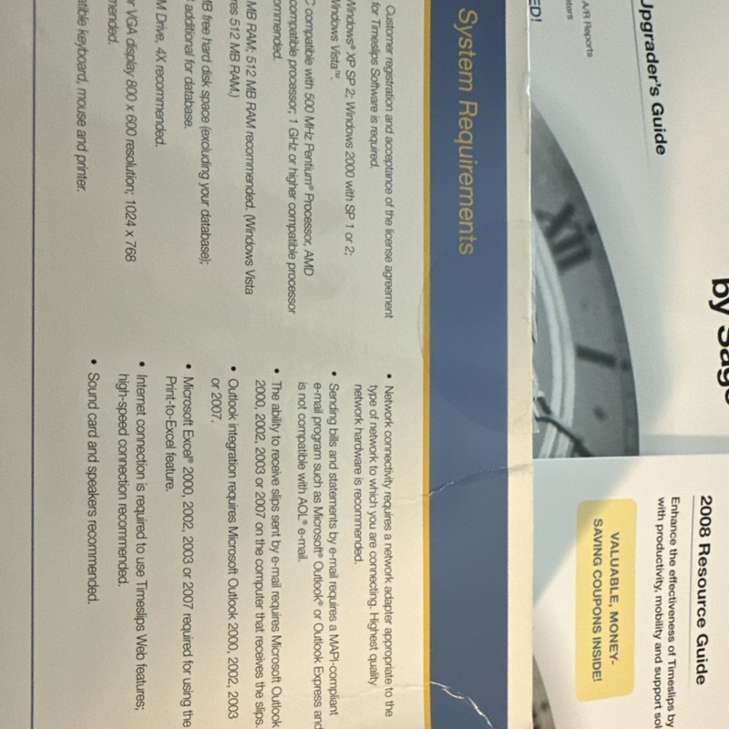 Sage Timeslips 2008 Accounting Software CD Windows XP Vista 2000 English gallery