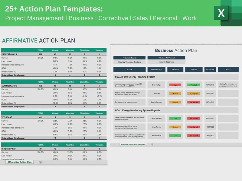 25+ Action Plan Templates Excel | Project, Business, Personal, Sales & Strategy gallery