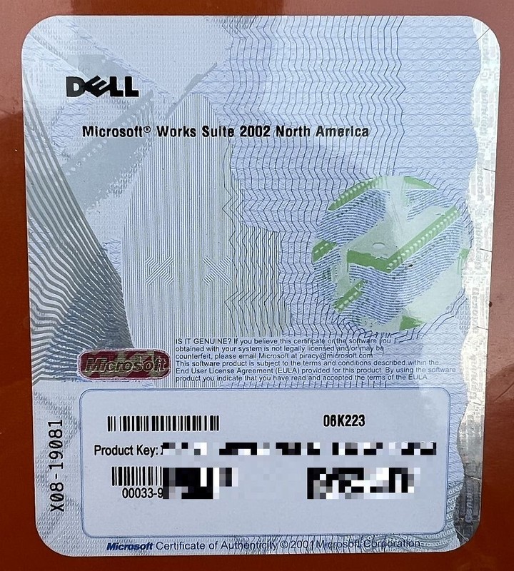 New Microsoft Works Suite 2002 CD set w/ Key North America Version SEALED gallery