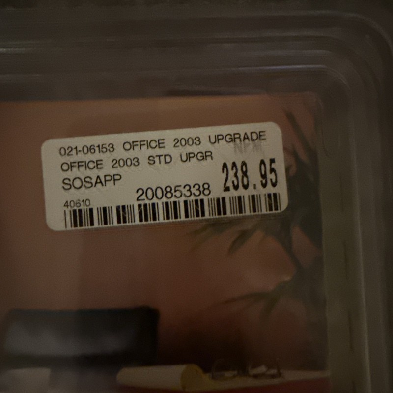 Microsoft Office Standard Edition 2003 Software New Sealed gallery