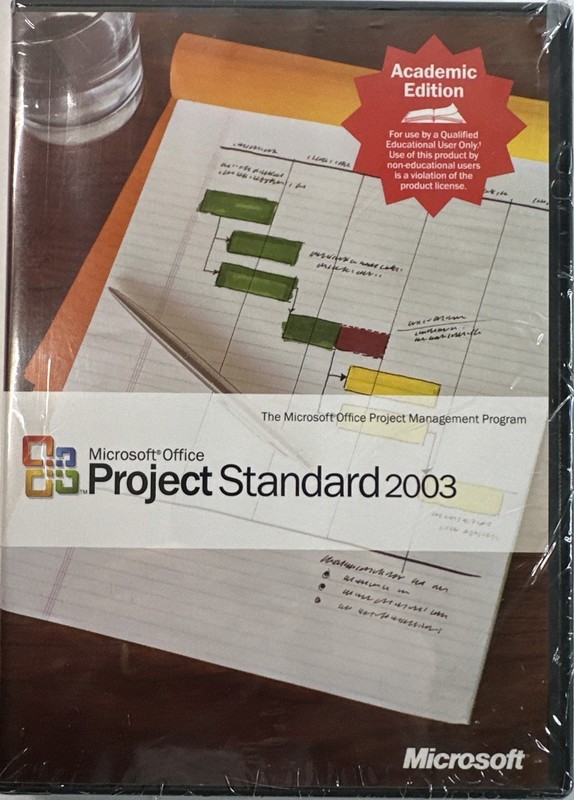 Microsoft Office Project Standard 2003 – Full Version With Product Key + Booklet