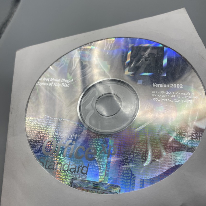 Microsoft Office XP Standard Edition 2002, No Code