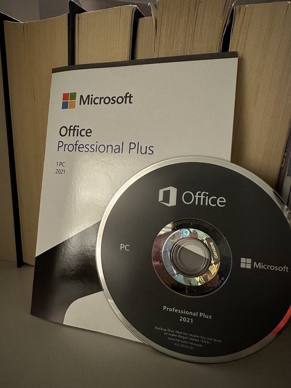 Microsoft Office Pro Plus 2021 1 PC Retail Lifetime DISC Lifetime 1 User