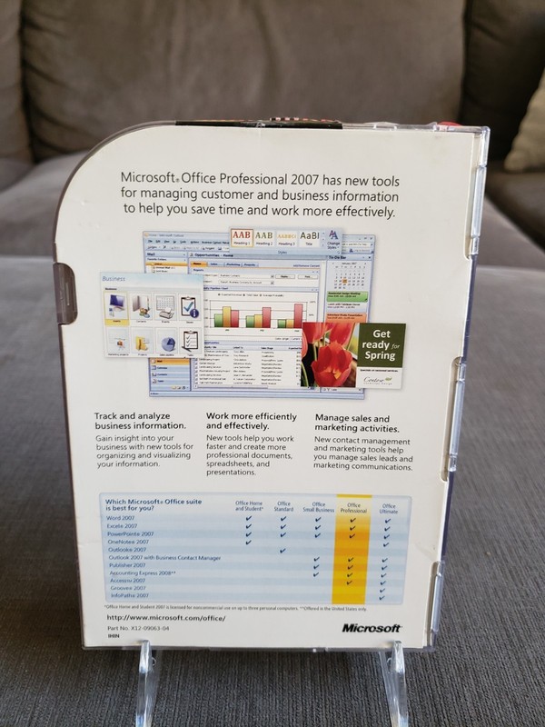 Microsoft Office 2007 Professional Full English Retail Version MS Pro Employee gallery