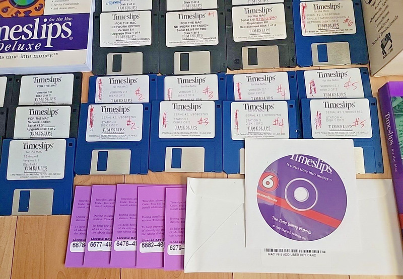 TIMESLIPS V5.0 Accounting Software Money 1997 3.5" Mac by Sage MACINTOSH (READ) gallery